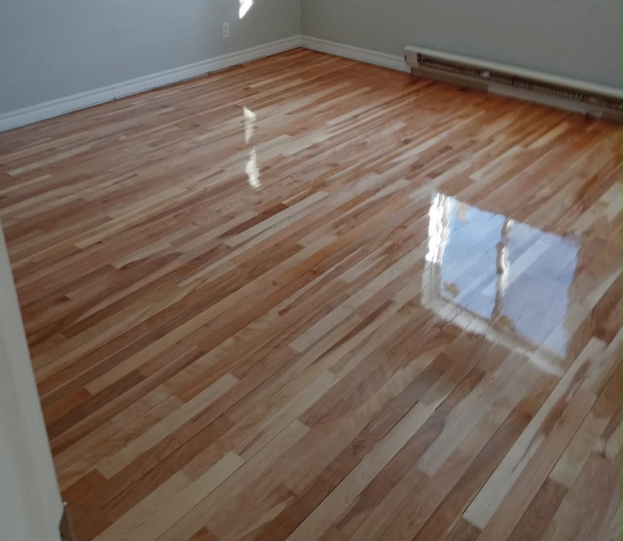 Plancher de bois franc impeccable