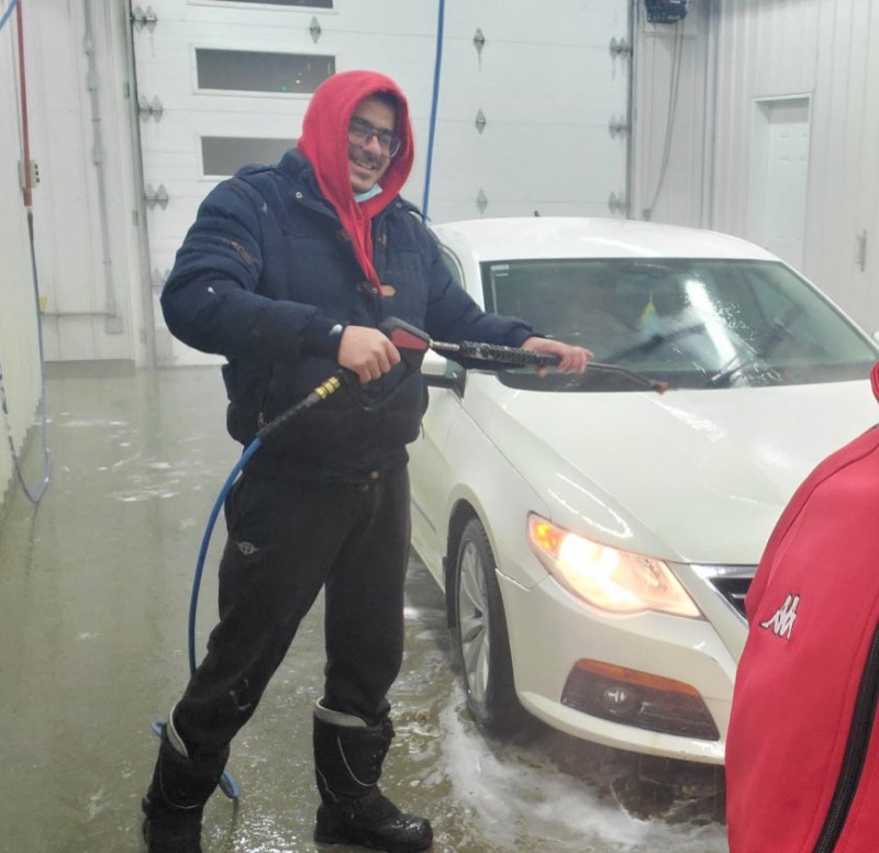 A member of our team at work